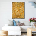Amali Wooden Wall Art by G. DeBrekht - Floral Ornamental Decor - 95013B
