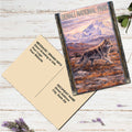 Northern Mountain Wolf Greeting Card by G. Debrekht - 97106GC