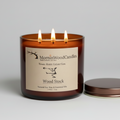 Wood Stock-Soy 3-Wick Blown Glass Collection