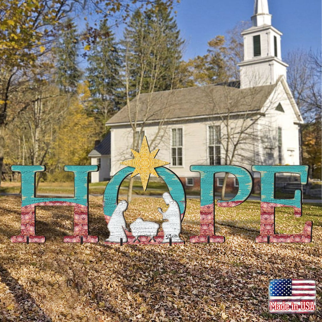 Hope Outdoor Nativity Set by G. DeBrekht - Nativity Holiday Decor - 8121460F-S4L