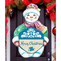 Snowman Christmas Door Decor by G. DeBrekht - Christmas Santa Snowman Decor - 8116101H