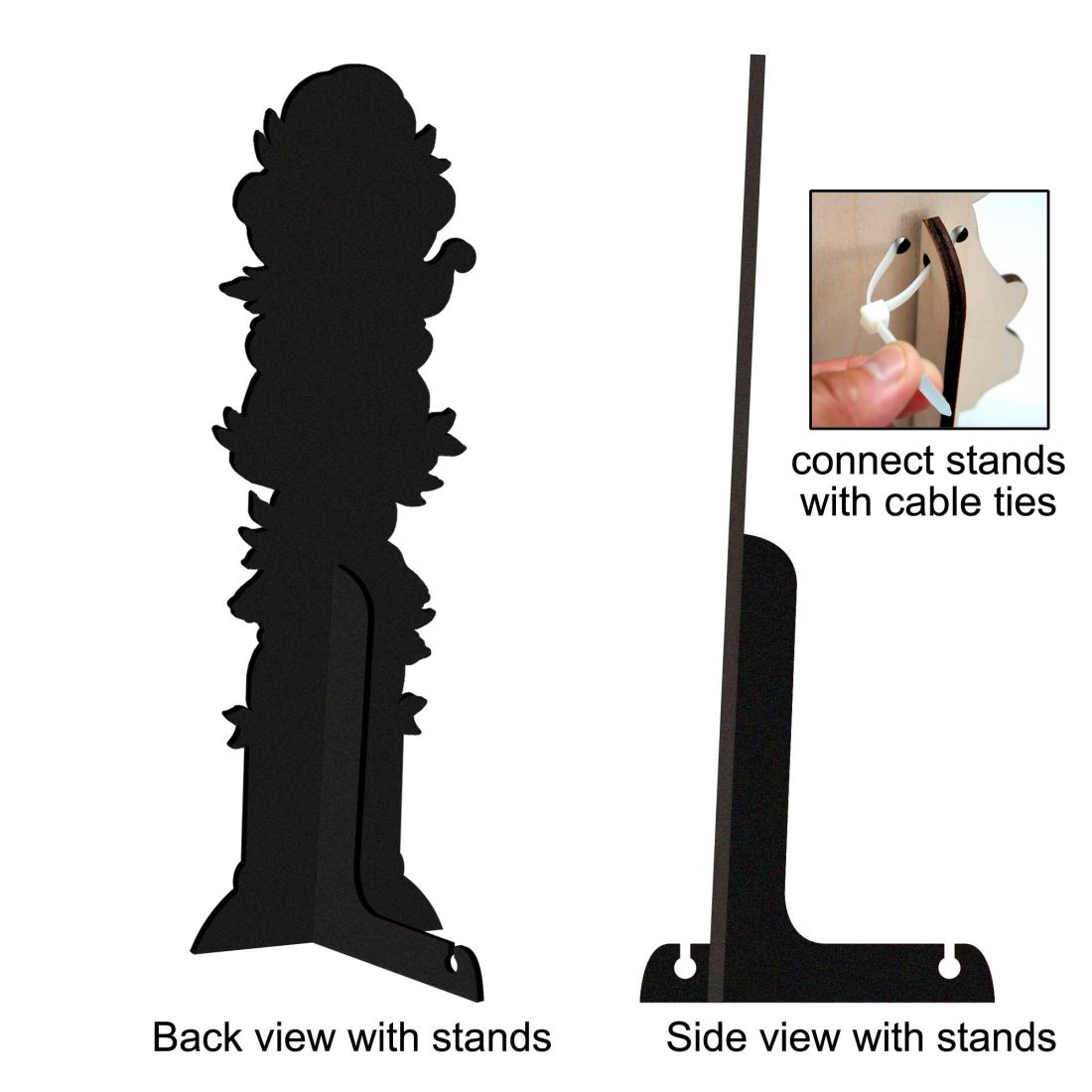 For the Love of Autumn Set of 2 Walkway Greeters Outdoor Decor by Jamie Mills-Price - Halloween Thanksgiving  Decor - 8457804F-S2