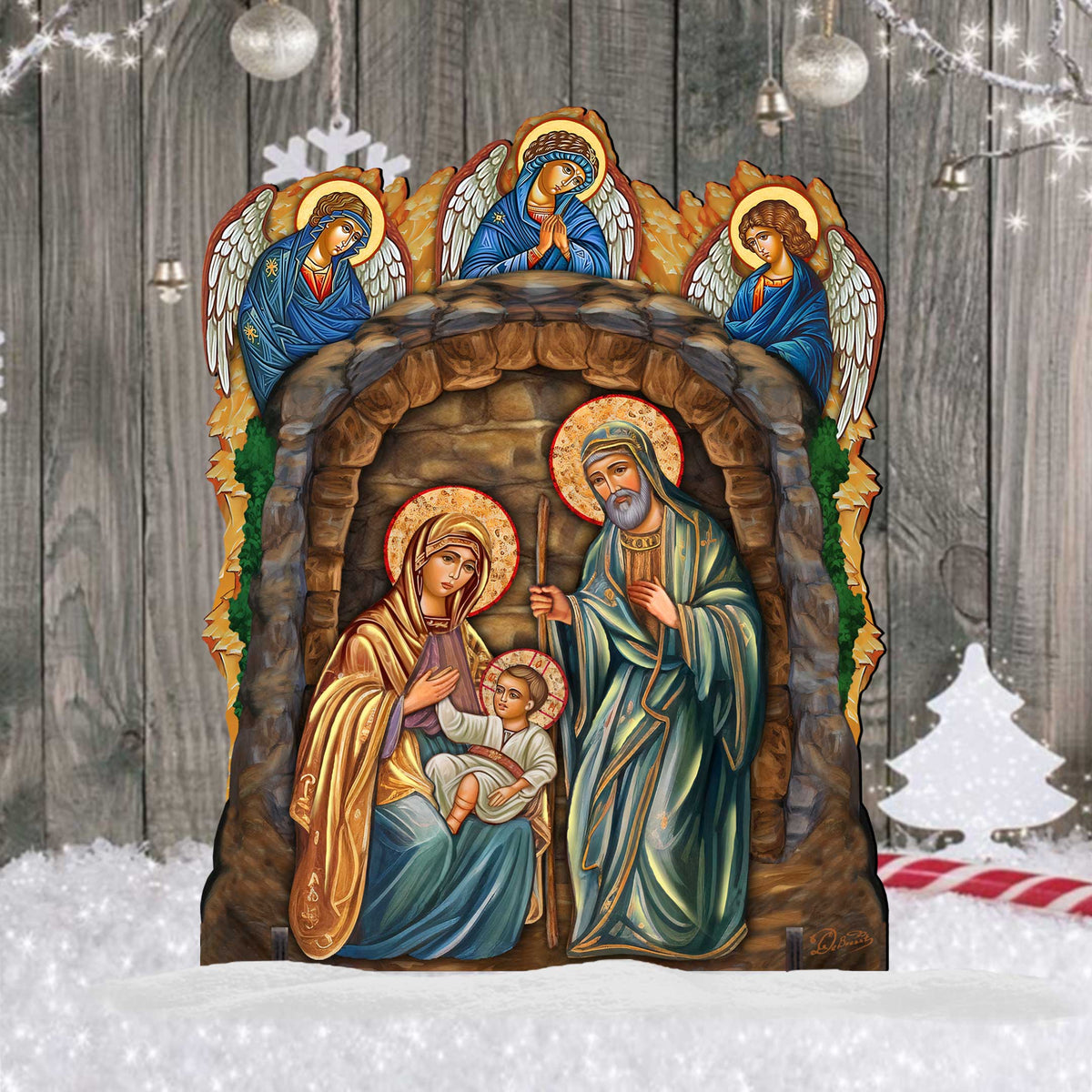 Orthodox Nativity Outdoor Decor Yard Decor by G. Debrekht - Nativity Holiday Decor - 852762F