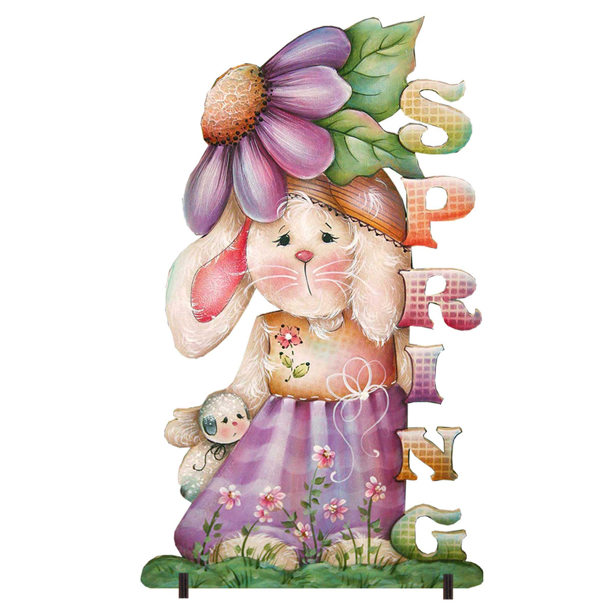 Bunny Easter Outdoor Scene  by Jamie Mills-Price - Easter Spring Decor - 8457604F
