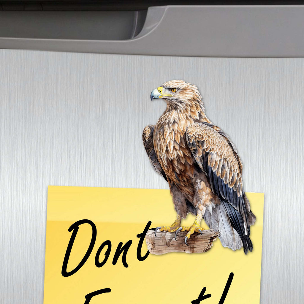 Eagle's Flight Decorative Eco Wood Magnets Set of 6 by G. Debrekht - Wildlife Decor - 8090101G-S6