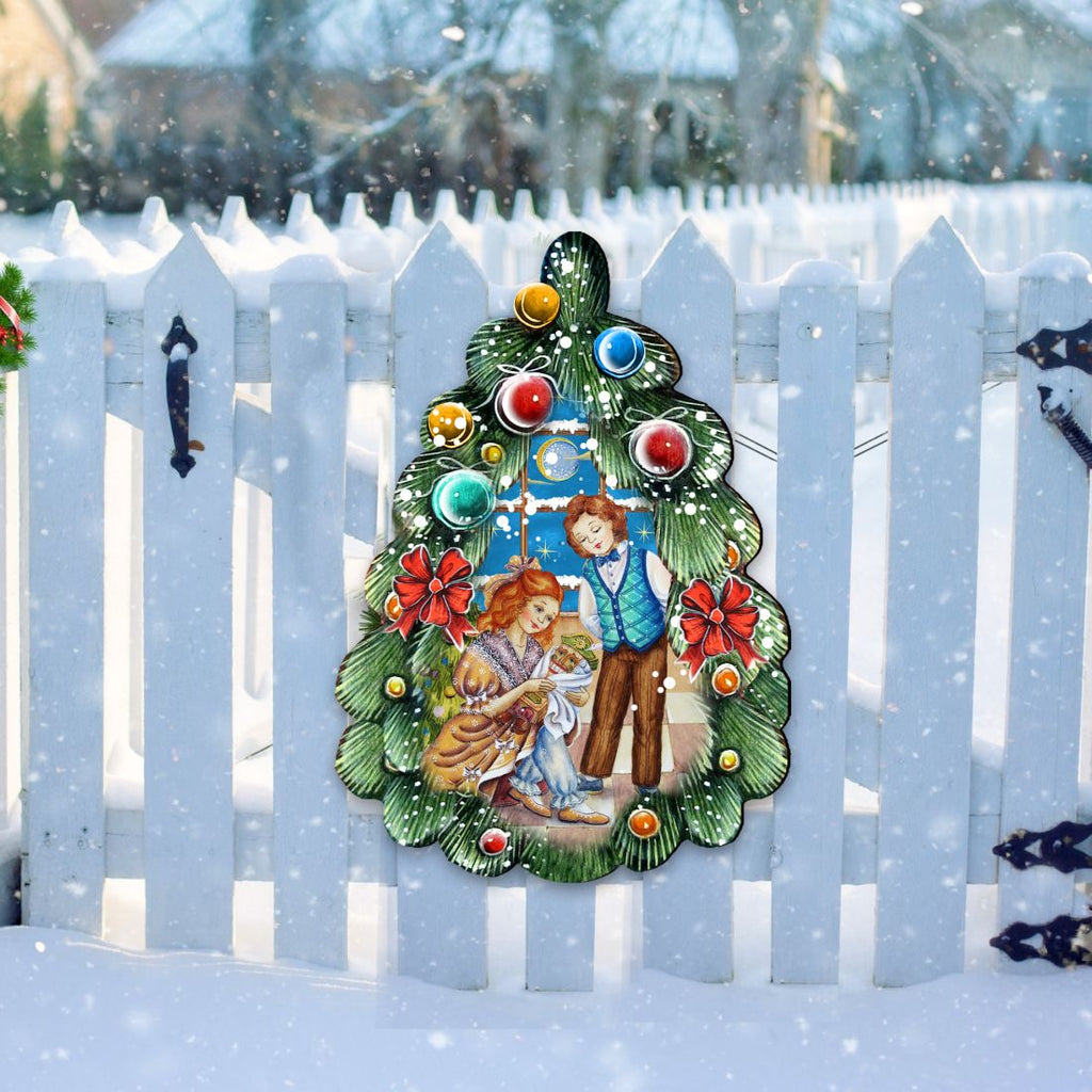 Nutcracker Christmas Tree Door Decor by G. DeBrekht - Christmas Decor - 8119184H