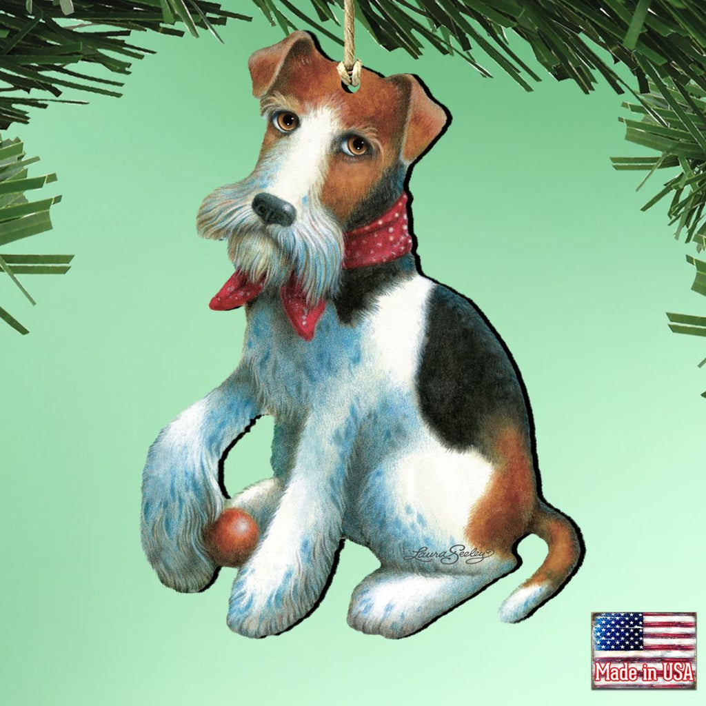 Beach Ball by The Bay Wooden Ornaments by Laura Seeley - Pets Dog and Cats Decor - 8511023-LS