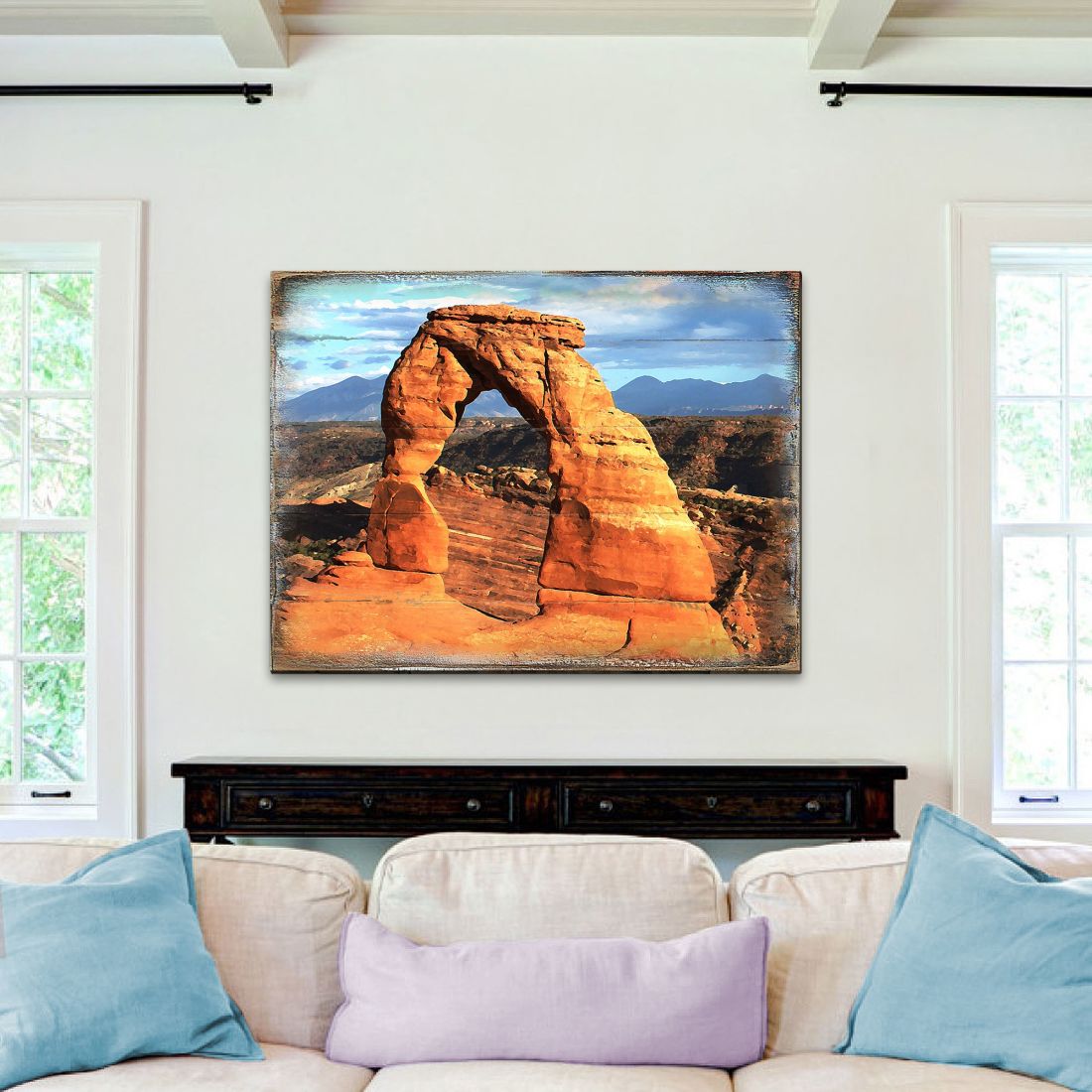 Grand Canyon Art Wooden Wall Art by Nature Wonders - Nature Wildlife Decor  - 95280B