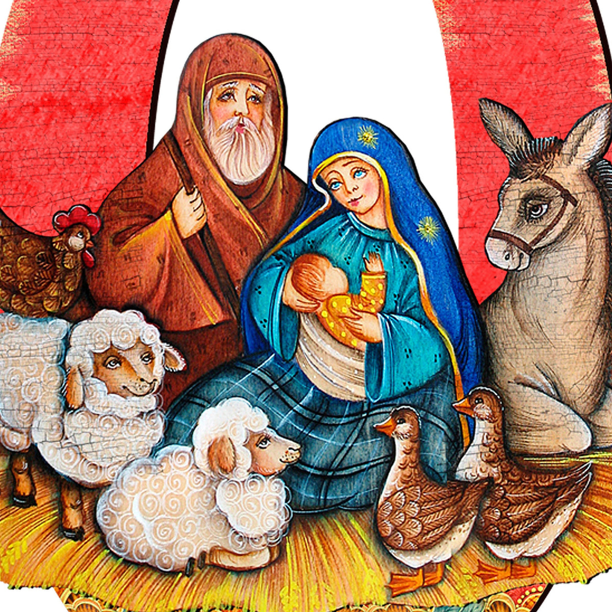 Joy Outdoor Nativity Set  by G. DeBrekht - Nativity Holiday Décor - 8121454F-S3L