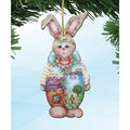 Bella Bunny Wooden Ornaments Easter by Jamie Mills-Price - Easter Spring Decor - 8457601