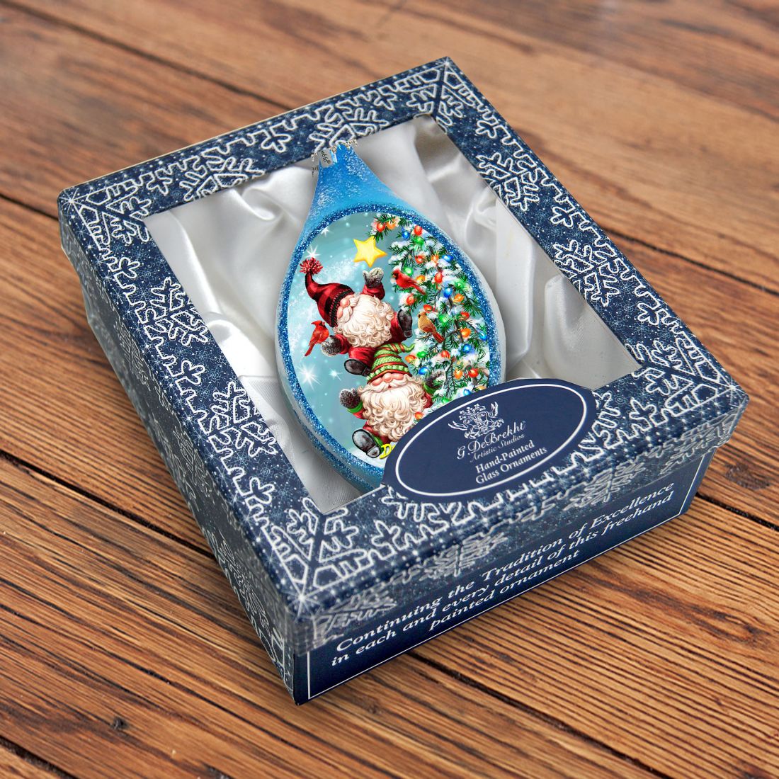 Father Forgive Them Drop Glass Ornament by D. Gelsinger - Christmas Decor - 757-105-DG