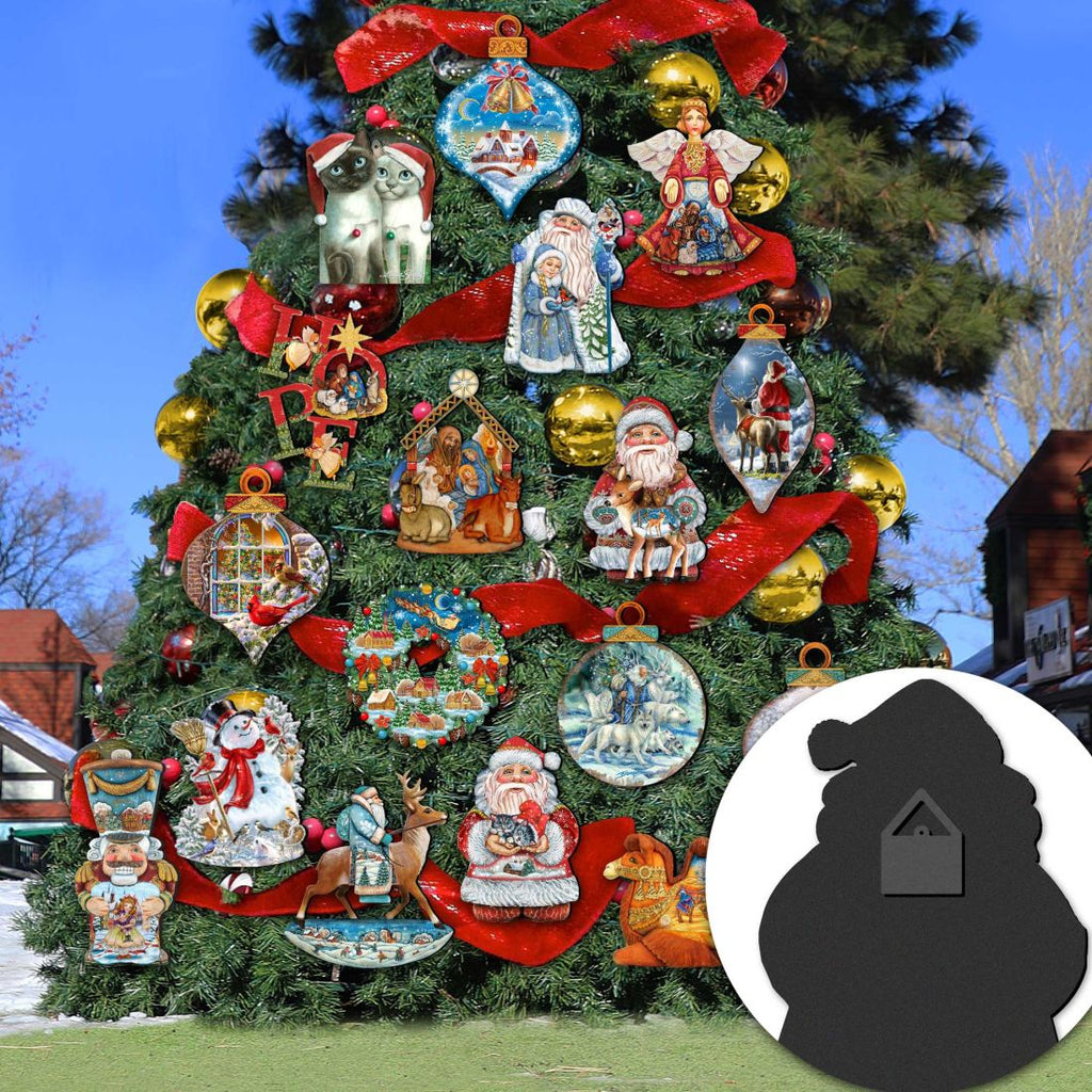 Merry Christmas Angel Nativity Outdoor Decor Large Ornament by G. DeBrekht - Nativity Holiday Decor - 8152722M-MC