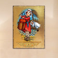 Drummer Boy Wooden Gold Plated Religious Christian Sacred Icon - Inspirational Icon Decor - 85044