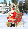 Christmas Wish List Outdoor Yard Sign by Susan Winget - Christmas Santa Snowman Decor - 8471101F-SW