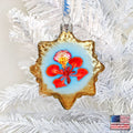 Flower Mercury Glass Ornament by G. DeBrekht - Coastal Holiday Decor - 776285