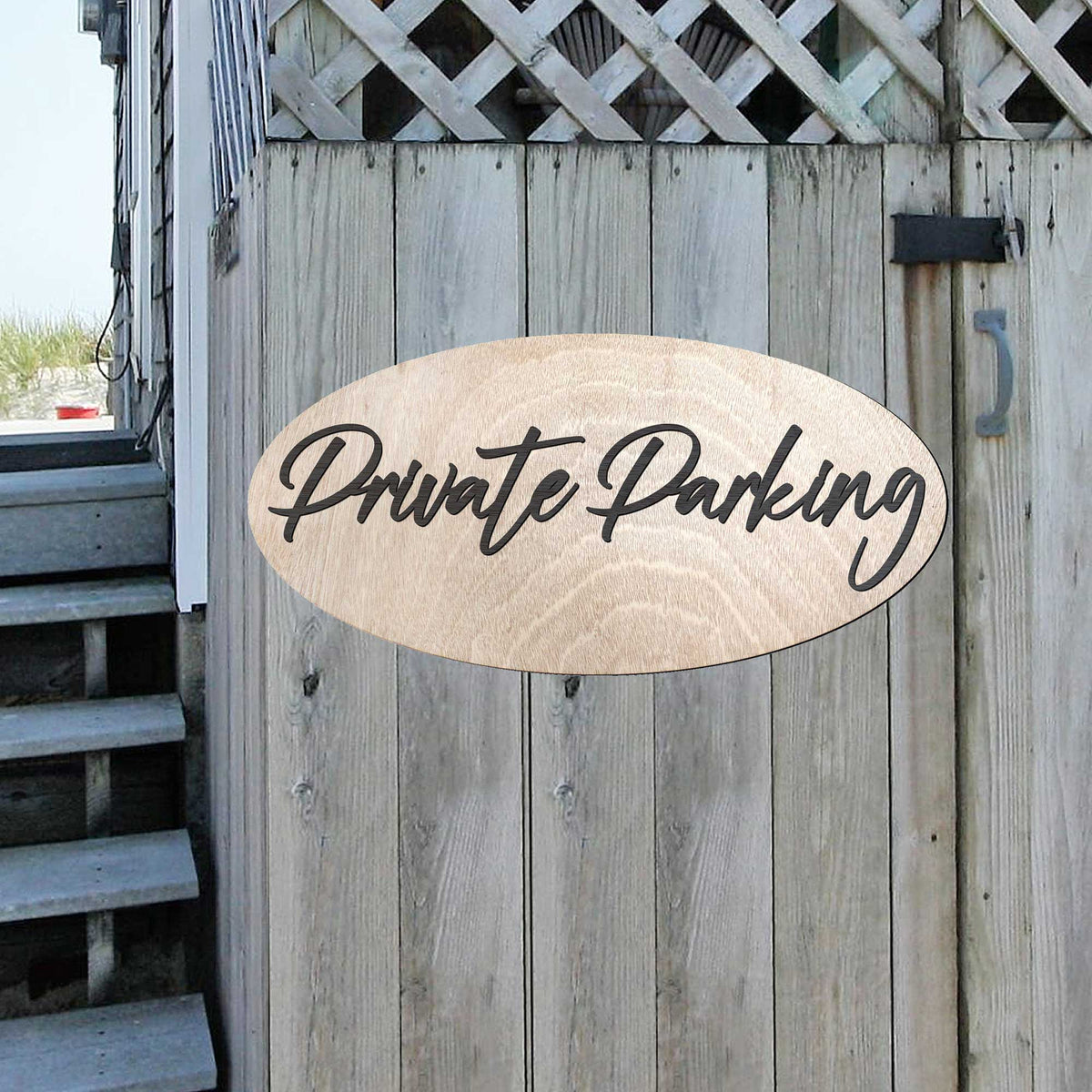 Private Parking sign, Business sign, made in the USA sign, Birch wood sign, Lightweight sign - 320330