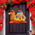 Three Kings Nativity Door Decor by G. DeBrekht - Nativity Holiday Decor - 8126519H