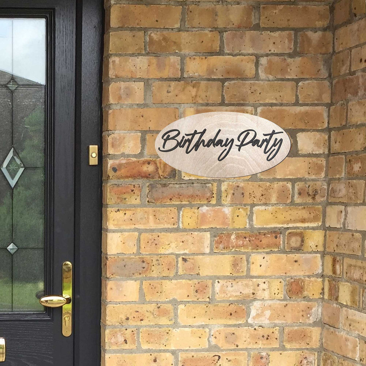 Birthday Party Sign, Birch Wood Sign, Happy Birthday Sign, Welcome Sign, Birthday Party Decorations - 320312