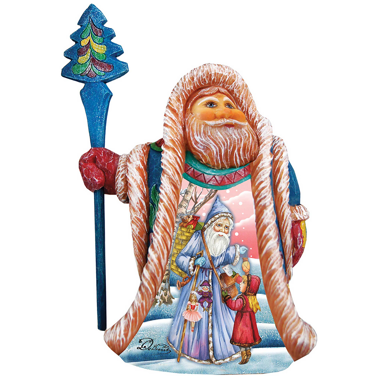 Scenic land of sweets Santa Figurine by G. DeBrekht 532311