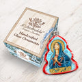 Mother of God Mercury Glass Ornament by G. DeBrekht - Nativity Holiday Decor - 772022