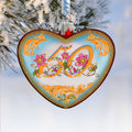 50th Anniversary Heart Glass Ornament by G. DeBrekht - Christmas Décor - 753-006