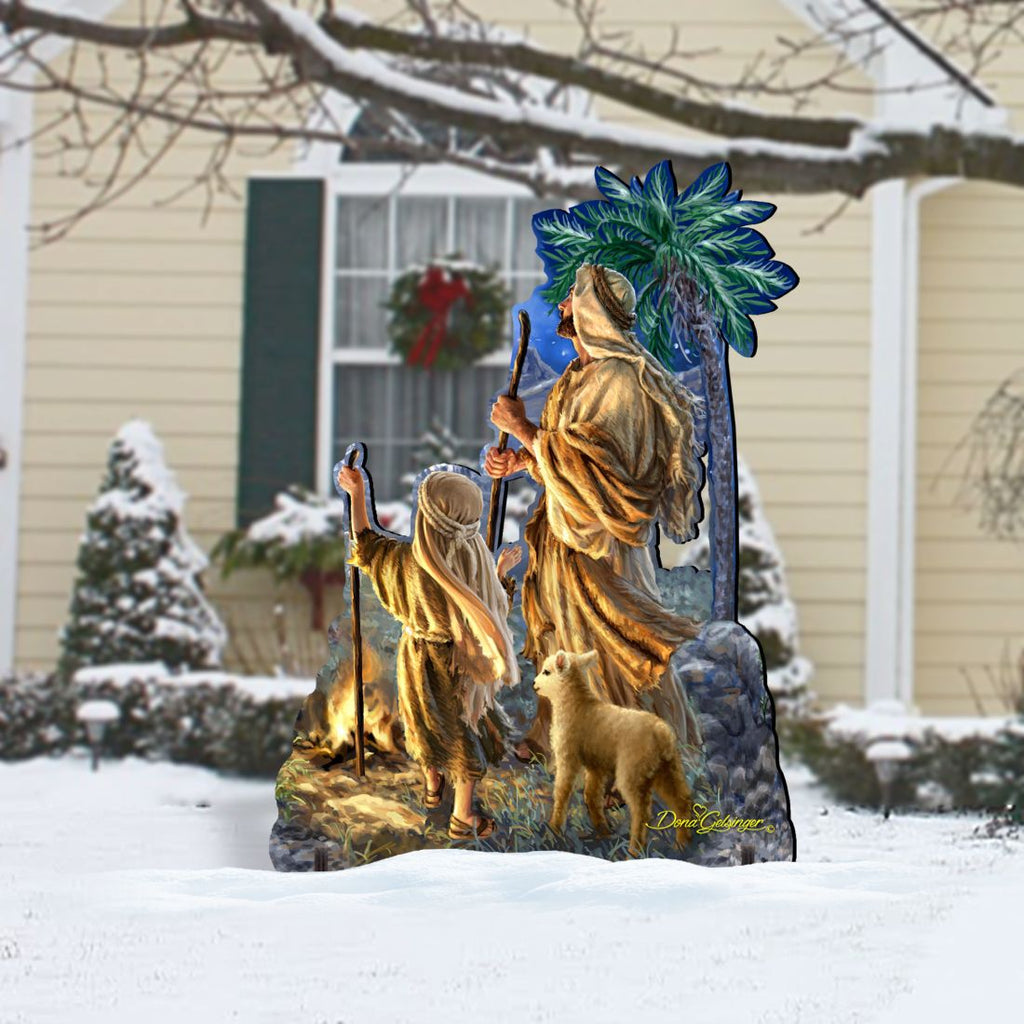 Miracle Outdoor Nativity Set  by D. Gelsinger - Nativity Holiday Décor - 8461041F-S3-1201