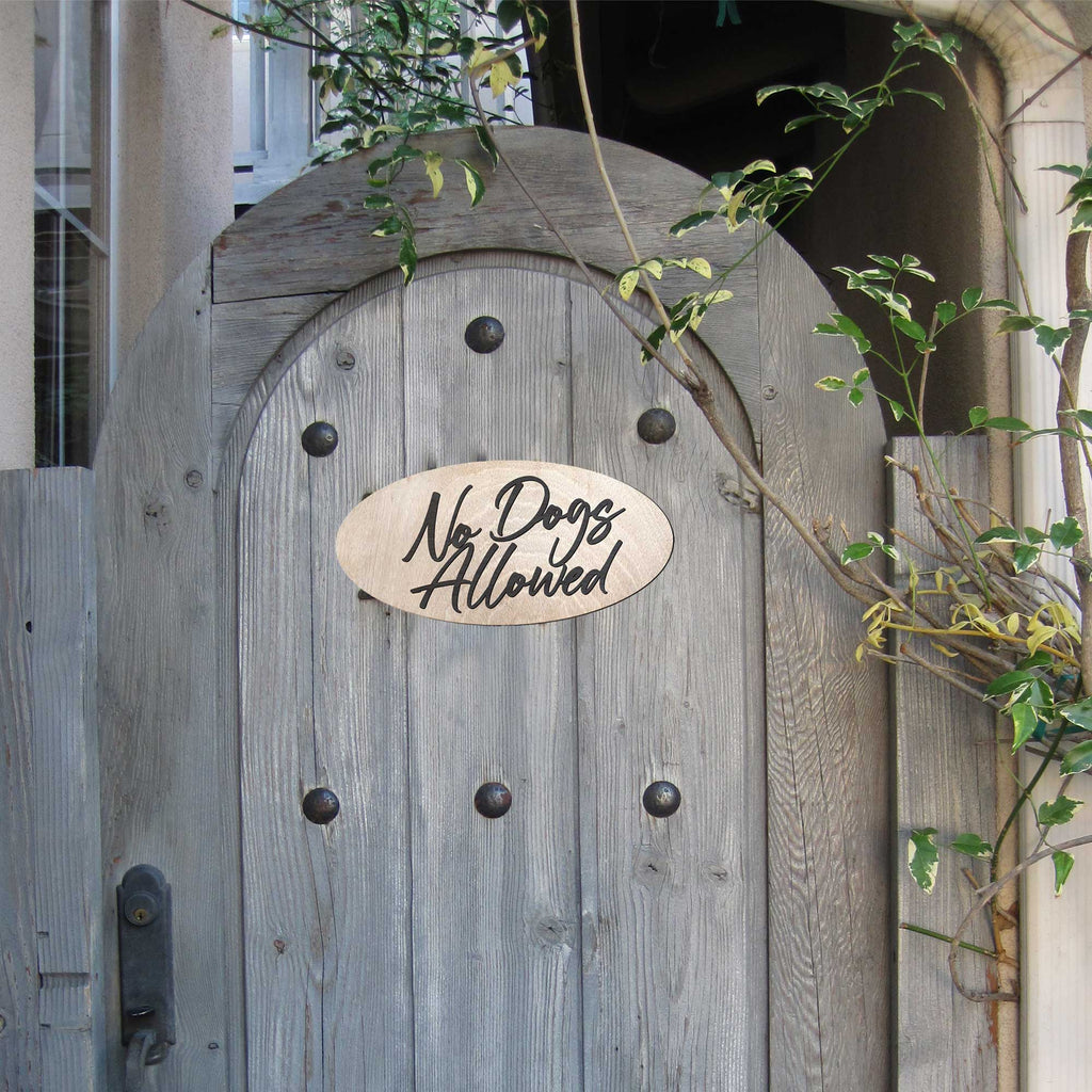 No Dogs Allowed Sign, wood sign, Office sign, Handmade in the USA Sign, Sings for business - 320319