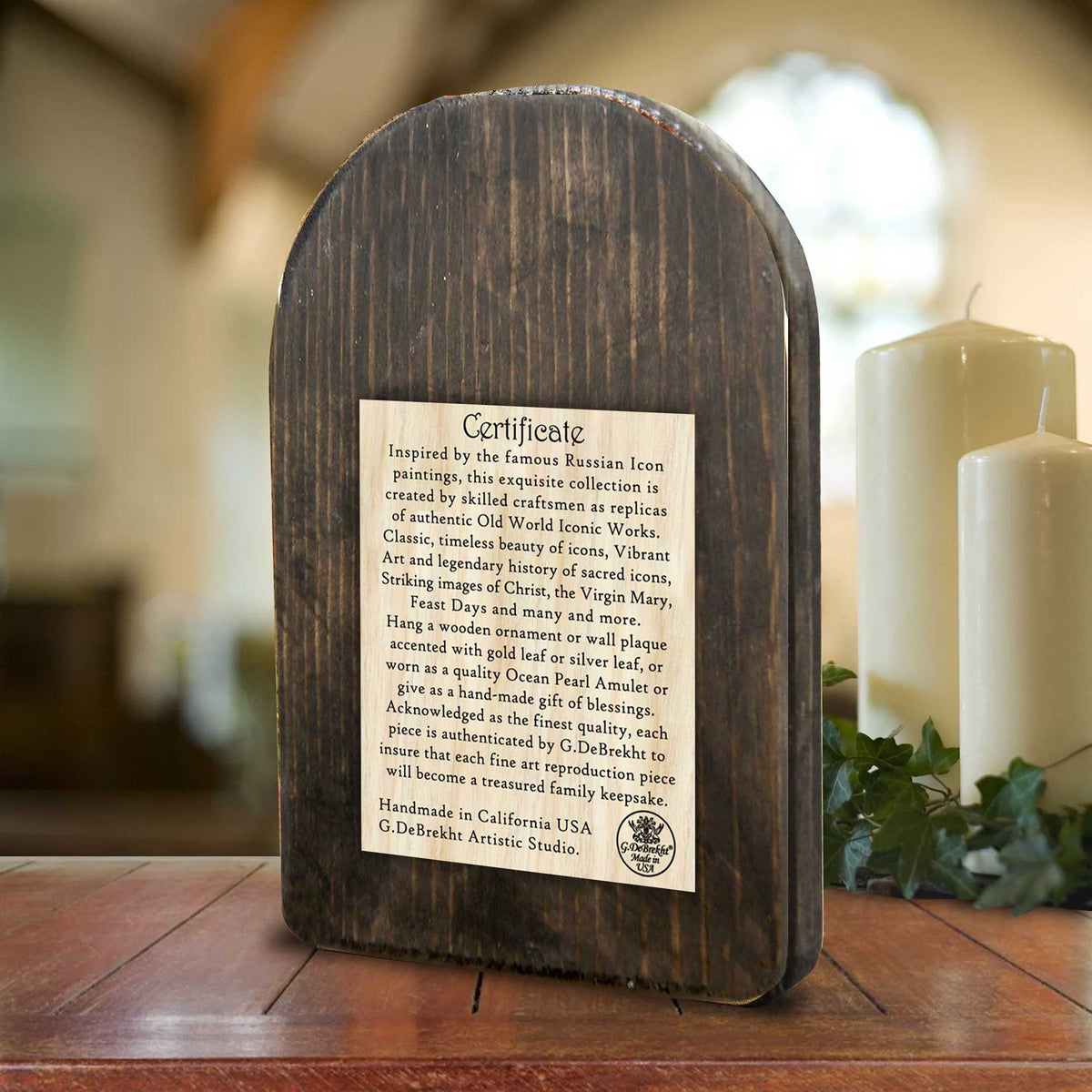St. Paul Wooden Gold Plated Religious Christian Sacred Icon - Inspirational Icon Decor - 86035 (Copy)
