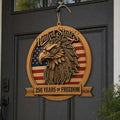 United States 250 Years of Freedom Eagle Door Hanger – Patriotic Wooden Wall Decor 1776–2026 - 8652876H