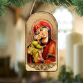 Holy Virgin Mary Religious Orthodox Sacred Icon Ornament - Inspirational Icon Décor - 87011