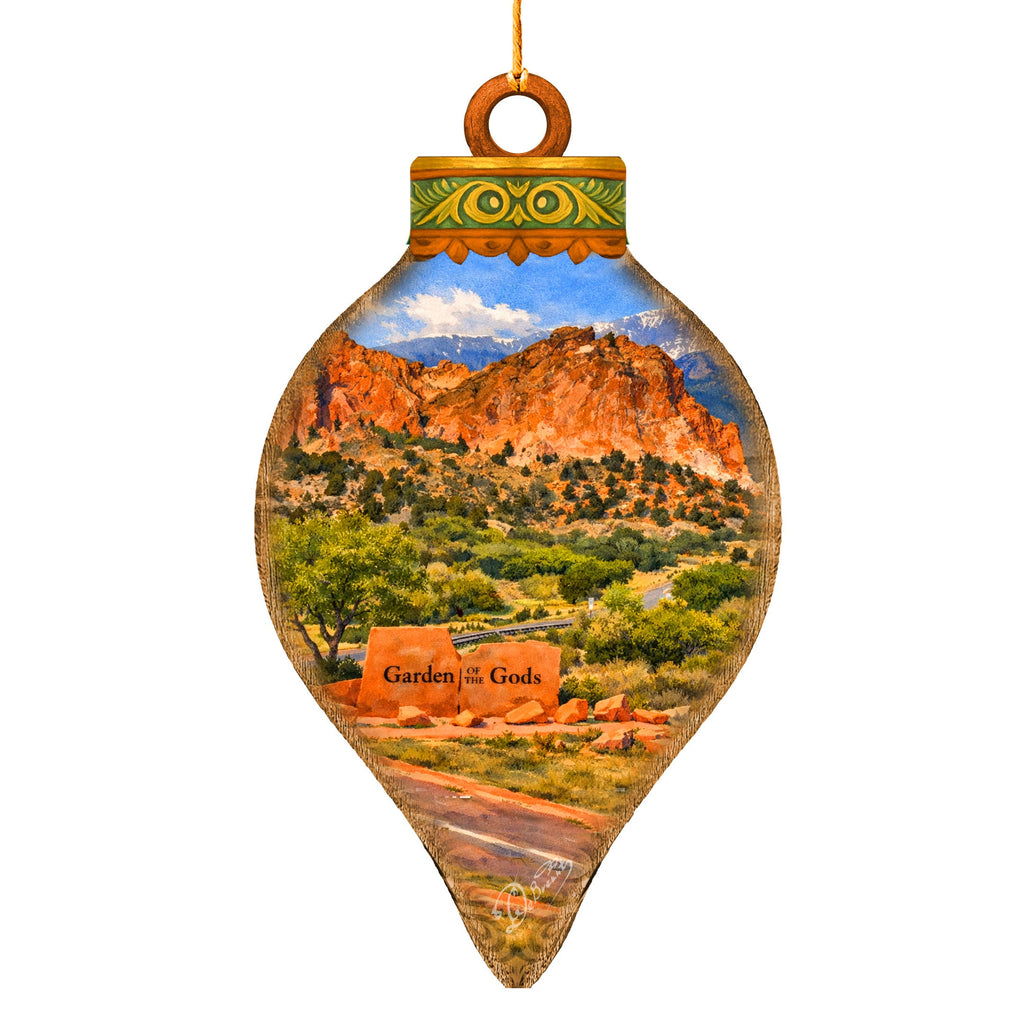 Garden of the Gods Colorado Christmas Ornament – Scenic Colorado Springs Travel Keepsake – 8710174