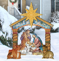 Nativity Holy Family Outdoor Yard Sign by G. DeBrekht - Nativity Holiday Décor - FS8114030
