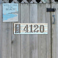 Address Sign - Coastal House Numbers - Lighthouse Wooden Address Plaque - Custom Home Address Sign MA989810