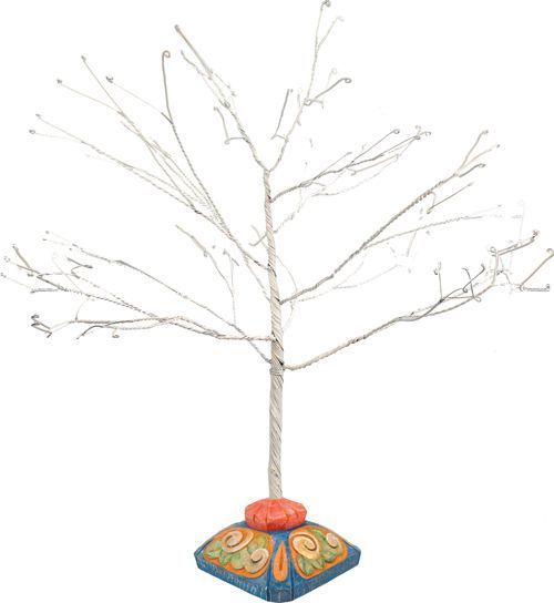 Metal Tree on Decorative base Christmas Figurine - Christmas Decor - 590971