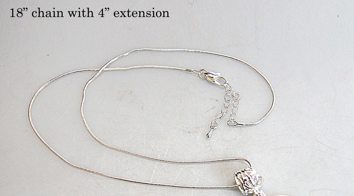 Baby Angel Girl, Watching Over Silver Plated Medal Pendant Necklace - 44152O