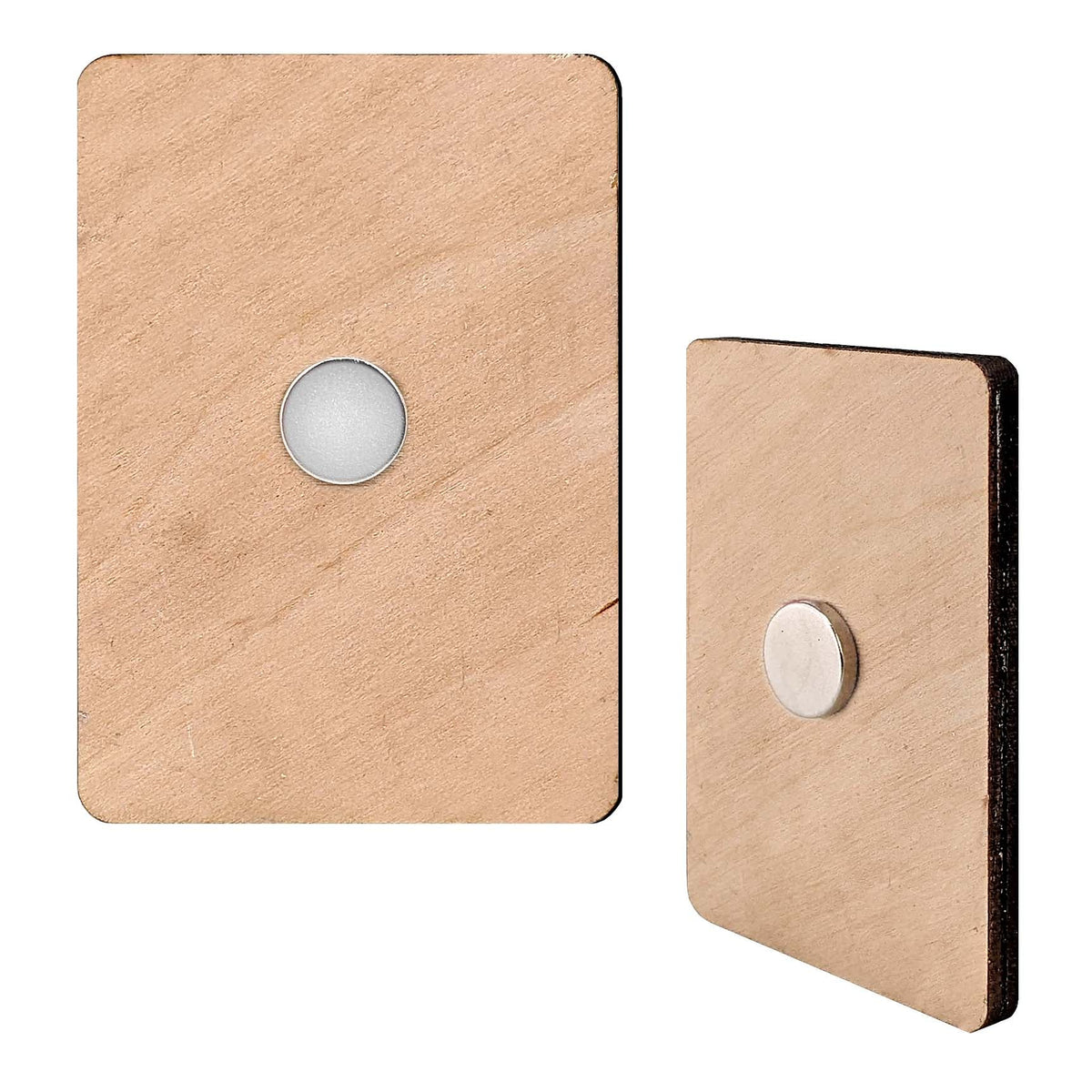 Happy Thanksgiving Decorative Eco Wood Magnets Set of 6 by G. Debrekht - Thanksgiving Decor - 8090018G-S6