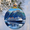 Alaskan Summit Cruise Wooden Ornaments by G.Debrekht - Wildlife Holiday Decor - 870067