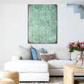 Rustic Blue Floral Wooden Wall Art by G. DeBrekht - Floral Ornamental Decor - 95008B