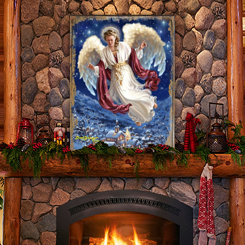 Piece on Earth Wooden Wall Art by D. Gelsinger - Nativity Holiday Décor - 95663B08