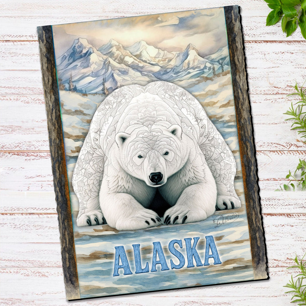 Polar Bear Art Greeting Card by G. Debrekht - 97124GC