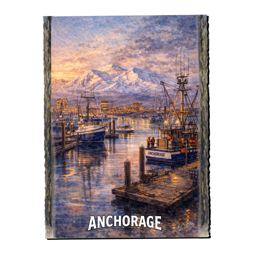 Harbor at Sunset Greeting Card by G. Debrekht - 97132GC