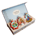 Nativity Mercury Glass Ornaments Set of 3 by G. DeBrekht - Nativity Holiday Decor - 770101S3