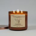 Cashmere-Soy 3-Wick Blown Glass Collection