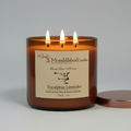 Eucalyptus Lavender-Soy 3-Wick Blown Glass Collection