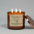 Cranberry Apple Marmalade-Soy 3-Wick Blown Glass Collection