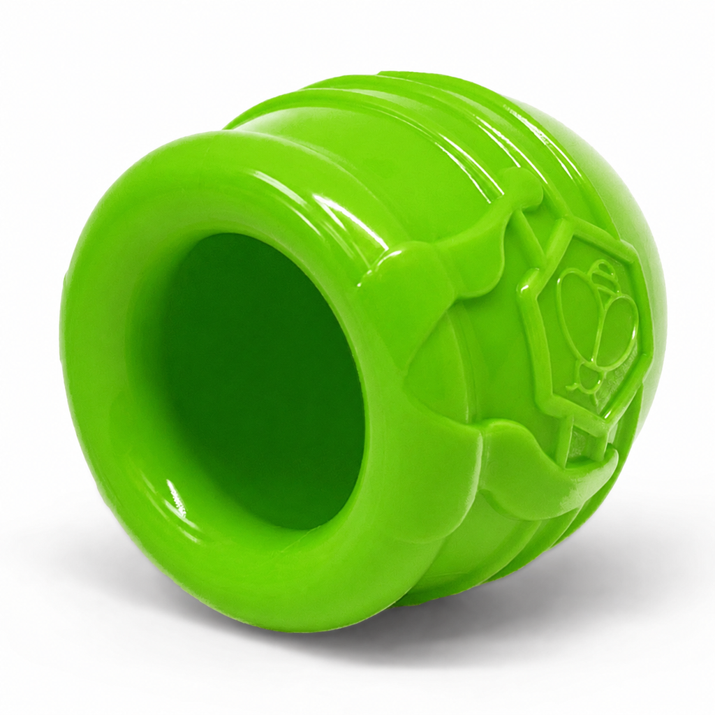 Honey Pot Dog eCup Treat Dispenser | Durable PUP-X Rubber Enrichment Toy | USA Made - Limited Edition Apple Green