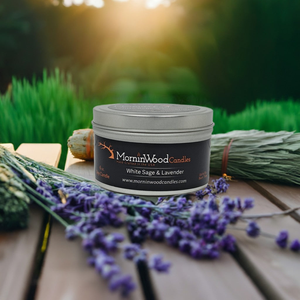 White Sage & Lavender - Soy Tin Collection