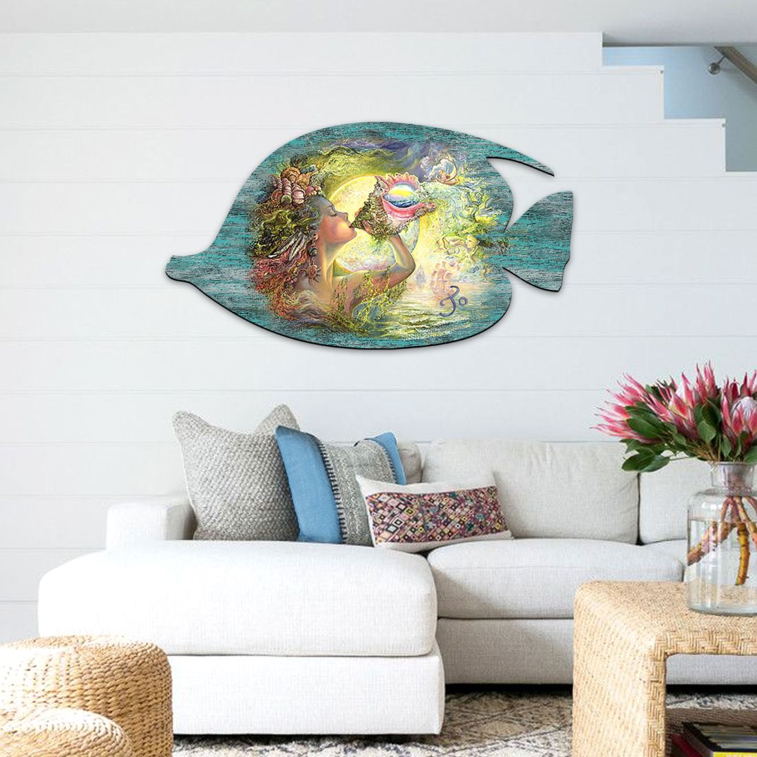 Call of the Sea Coastal Outdoor Decor by Josephine Wall - Coastal Sea-Life Decor - 845612F-JW