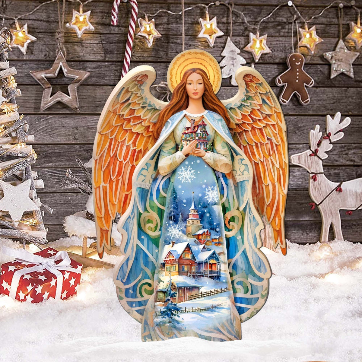 Blessing Home Angel Outdoor Decor by G. Debrekht Nativity Holiday Decor - 8611021F