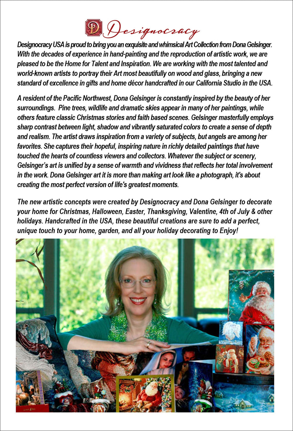 House Birds Mercury Glass Ornament by D. Gelsinger - Christmas Decor - 778105-DG